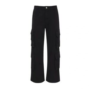 Rumours Black Cargo Pants